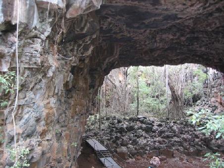 Eine weitere Lava-Tube
Un autre tube de lave