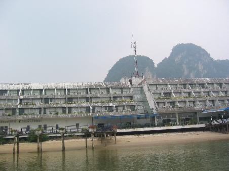 Das (sehr leere) Hotel im Hafen von Phang Nga
Notre Hotel a Phang Nga