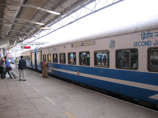 mein Zug von Mangalore nach Coccin