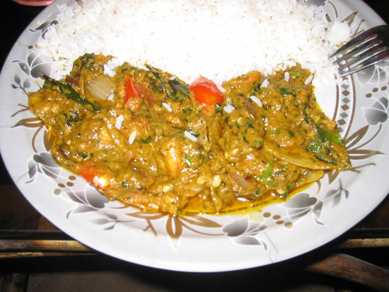 mein Abendessen war sehr lecker und hat auch satt gemacht