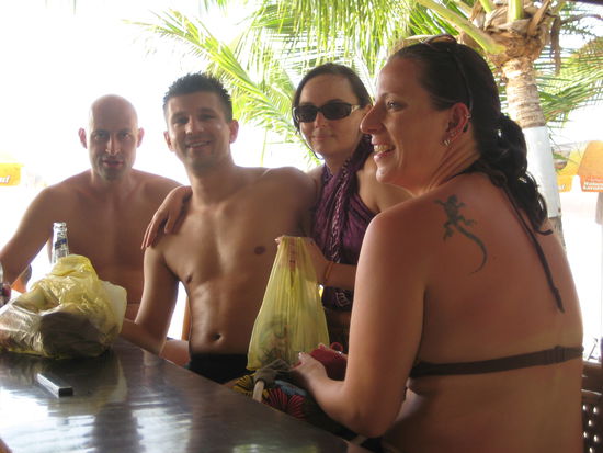 Unser Lieblingsplatz die Strandbar!