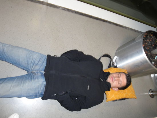 Ein super Schlafplatz in Doha Airport