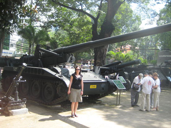 Das Kriegsmuseum von Saigon! Sehr interessant aber auch grausam zu sehen