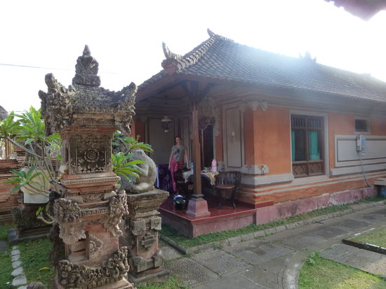 Unser Bungalow im Homestay