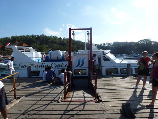 Speedboat nach Gili Meno