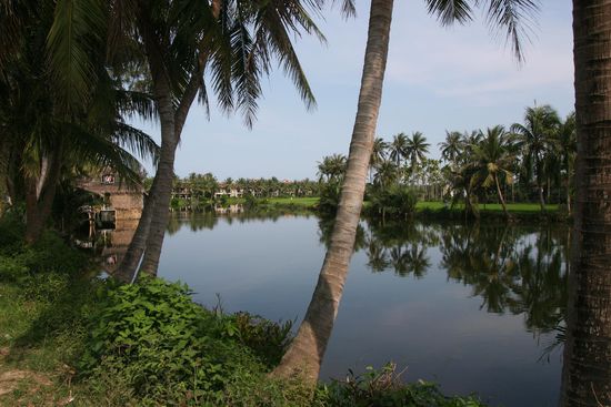 Malerische Flusslandschaft