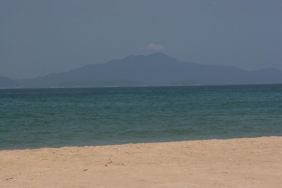 Der Strand und dass Meer, leider ohne Fischerboot