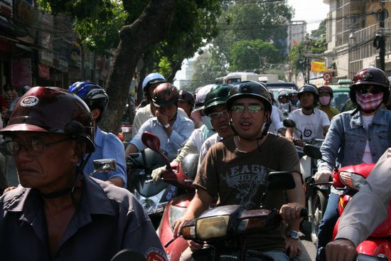 Verkehrschaos in Saigon