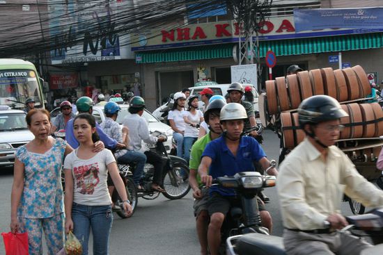 Wieder mal Verkehrschaos