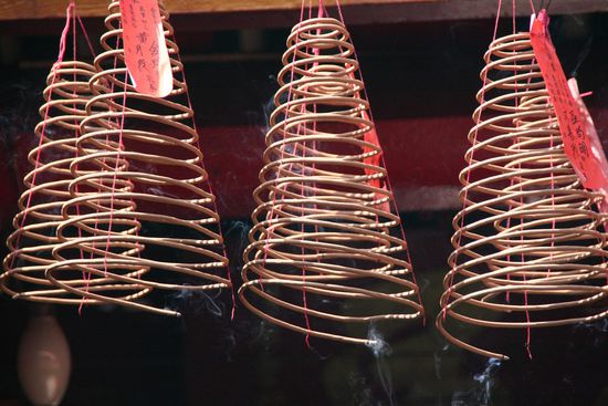 Raecherspiralen mit Wunschzetteln