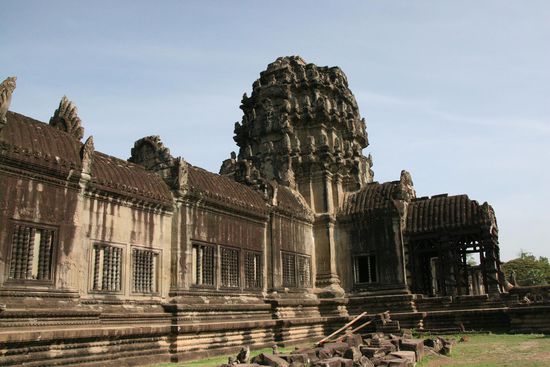 Mauer in Angkor War