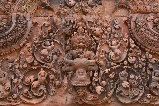 Relief in Banteay Srei