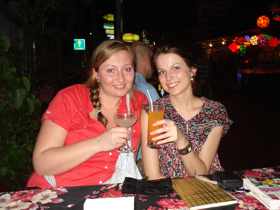 Am Abend in der Sawasdee House Bar...