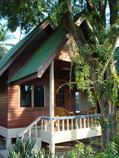 Unser schoener Bungalow im Lanta Seahouse