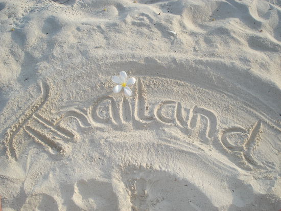 ...malen wir im Sand... 