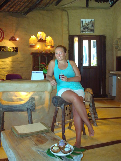 ...lassen wir uns im Cocohut Spa verwoehnen...