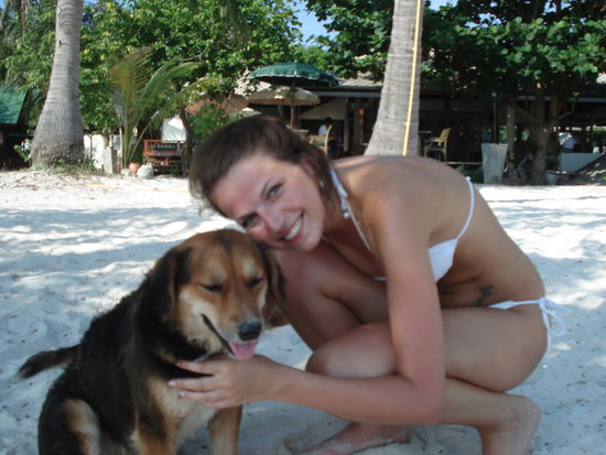 unser Hotelwautzi namens Happy..