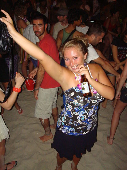 letzter Partyabend auf Ko Phangang