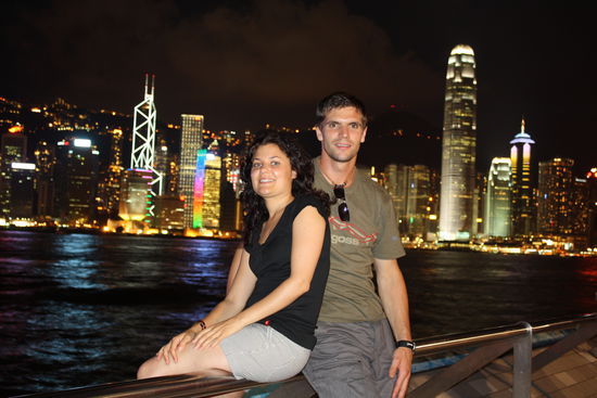 abends vor der sky line