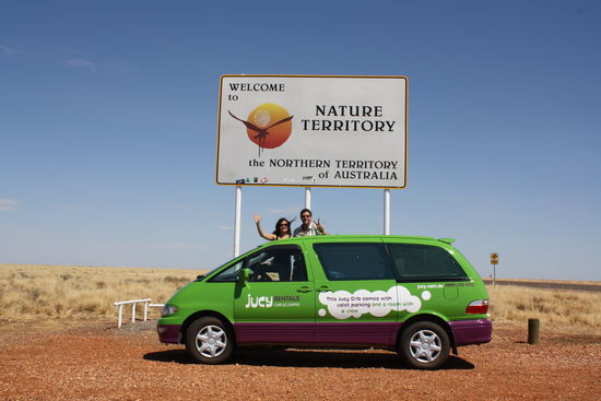 endlich das northern territory erreicht, nach 2 tagen fahrt