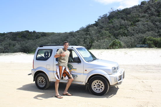 armin und der kleine suzuki...hat aber vollkommen gereicht 