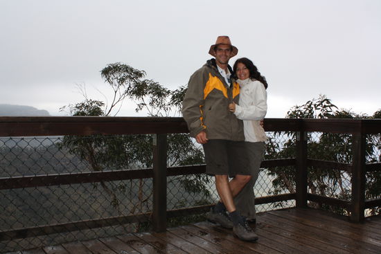 nach einer langen wanderung im verregneten lamington nationalpark