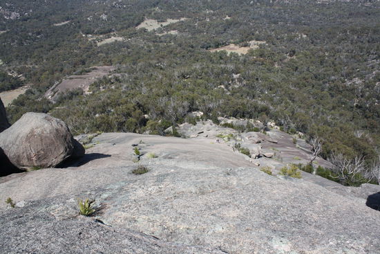 da sind wir hochgekraxelt. kein scherz!!!