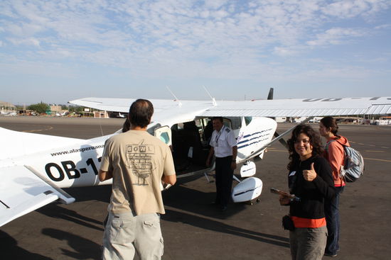 Daumen hoch vor dem Start