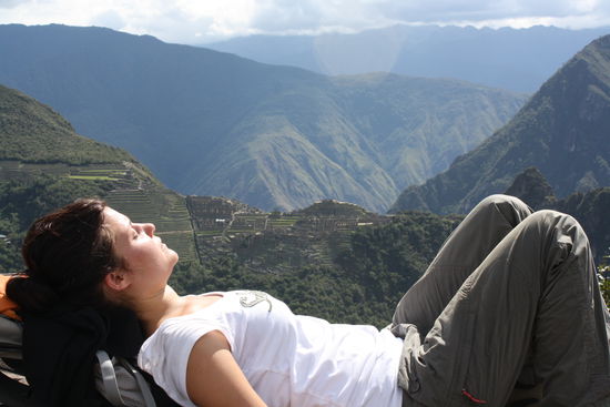 erst einmal pause machen da oben