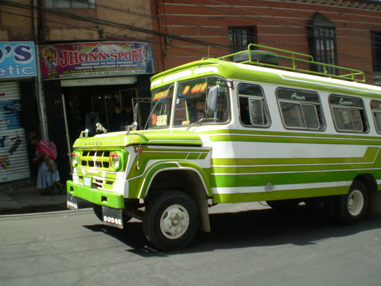 typisches befoerderungsmittel in la paz