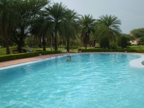 Armin beim plantschen