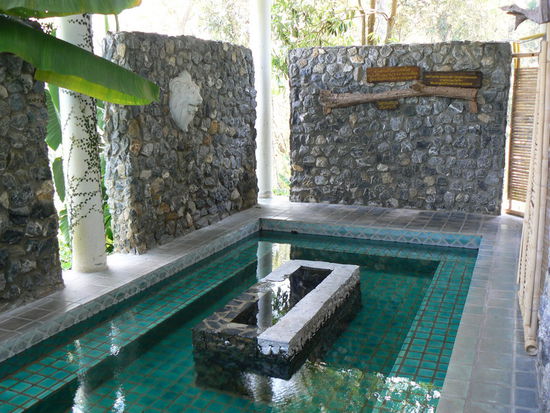 ...dafür haben wir es uns in diesem Becken gut gehen lassen.