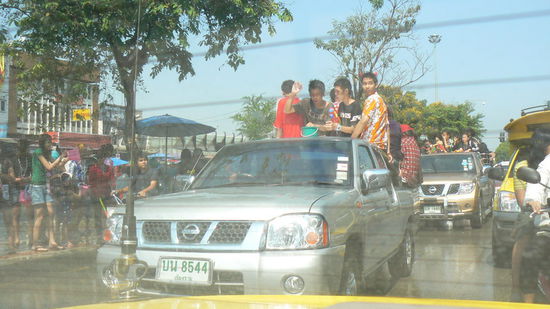 Thailändisches Neujahrsfest.