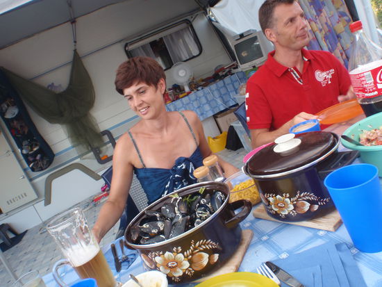 ...schon auf dem Teller. 