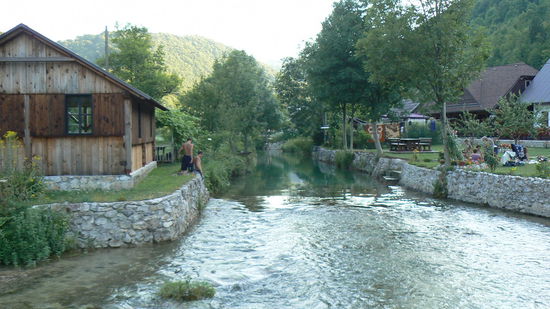 Hier kann man sich bei heißen Temperaturen  erfrischen.