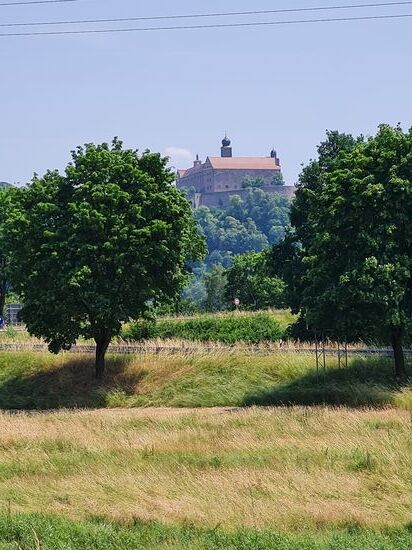 Nochmals ein letzter Blick auf die Plassenburg / Kulmbach !
