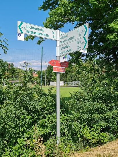 Nach rechts geht's weiter.