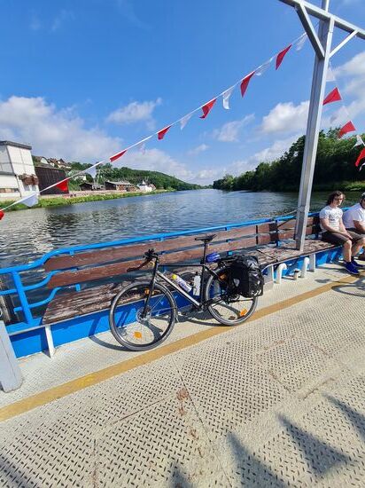 Der Main gegen die Strömung gesehen.