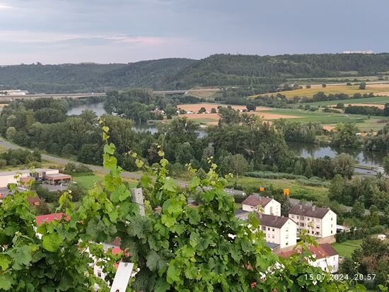 Nochmals ein Blick gegen den Flußlauf.
