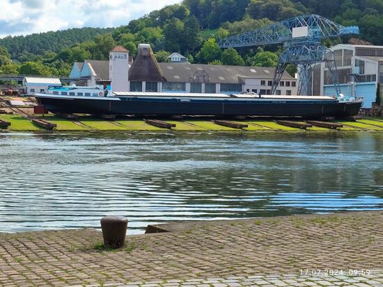 1917 wurde die Werft auf die Erlenbacher Seite verlegt und ist seit Mai 2022 mehrheitlich vom oberösterreichischen Familienunternehmen Felbermayr, bekannt 
u.a. für riesige Autokräne, übernommen worden.