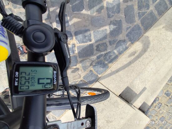 22,5 km waren es bis jetzt vom Quartier in Kelsterbach bis zum Mainspitz.