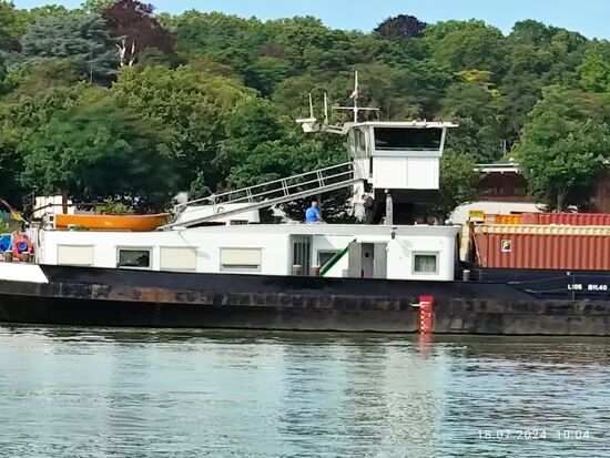 Das Heck der "Excelsior".