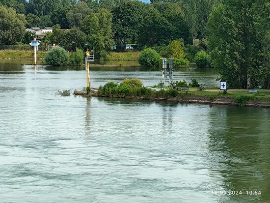 Mit gut Zoom ist die Mainspitze, mein thematisches Tourende, detaillierter erkennbar.