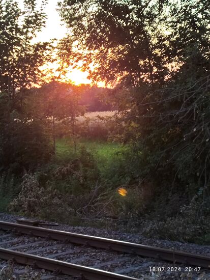 Kurz nach Holzkirchen wurde es dann immer dämmriger und bis ich zu Hause ankam, war gute Dunkelheit gegeben.