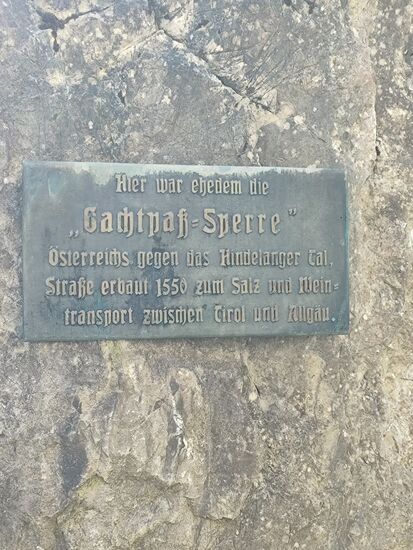 Gachtpaß ist eine weitere Schreibweise für den Gaichtpaß.