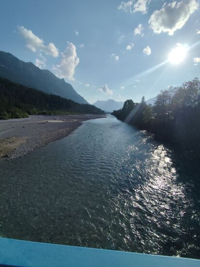 Blick lechaufwärts.