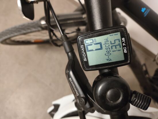 Meine gemütliche Tourenfahrweise "gipfelt" üblicherweise in niedrigen Durchschnittsgeschwindigkeiten...