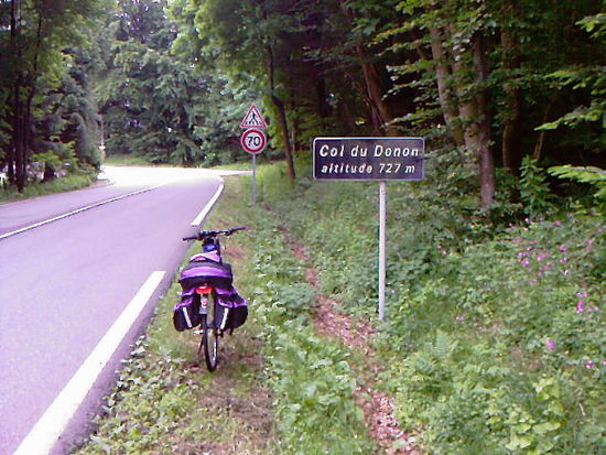 Die Passhöhe am Donon