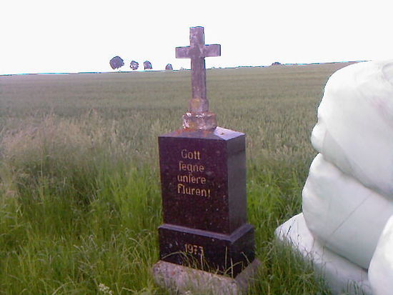 Feldkreuz in der Gegend bei Beuerbach, östlich des Lechs