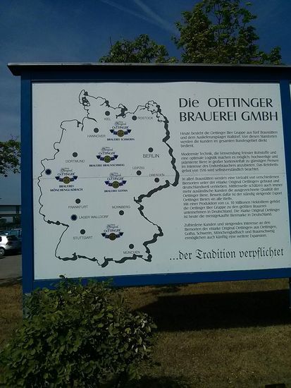 Also doch noch ein klein wenig Werbung für das "Oettinger"-Wirtschaftsunternehmen.